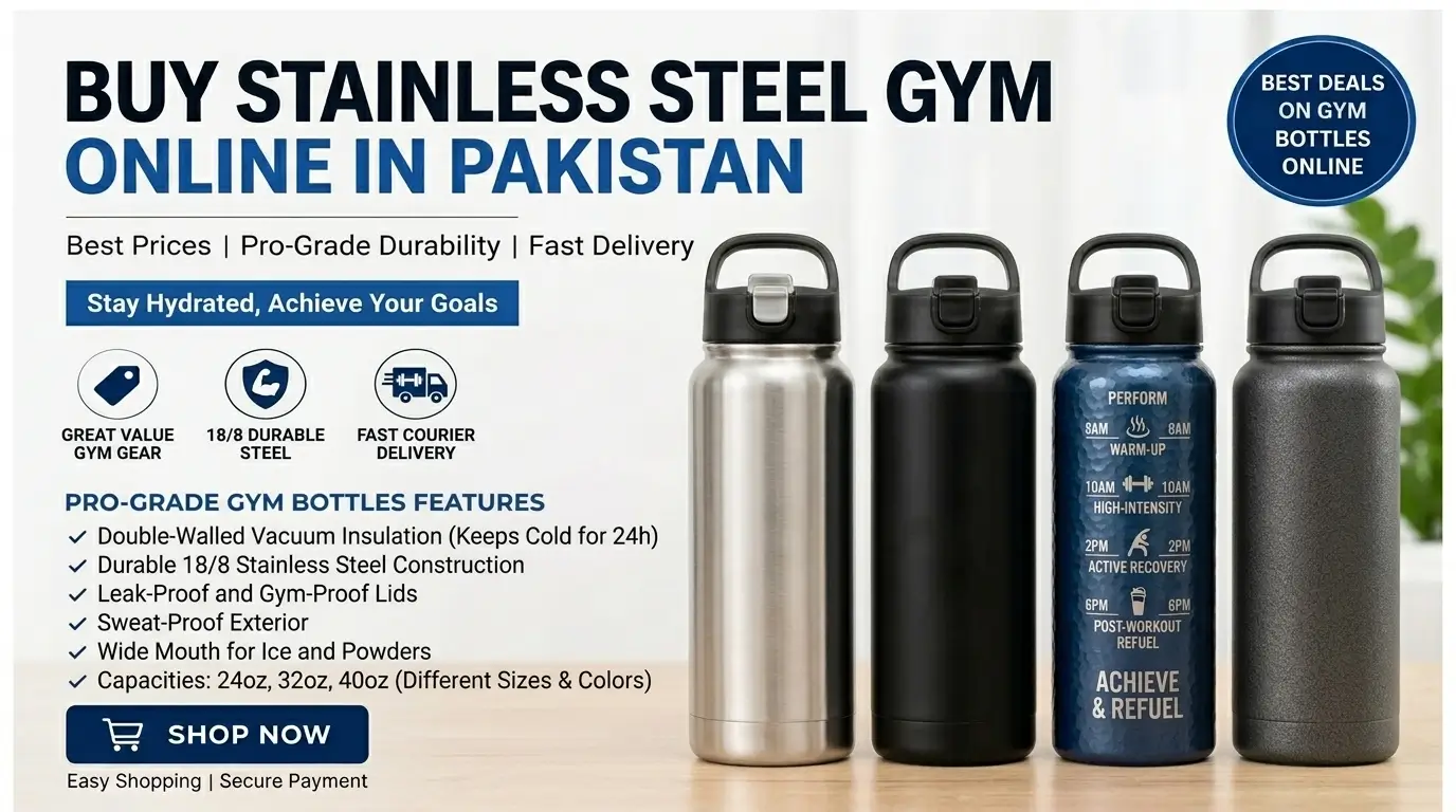 Best Gym Water Bottle Stainless Steel Pakistan for Workouts