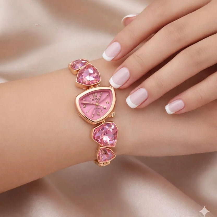 Crystal Bracelet Watch