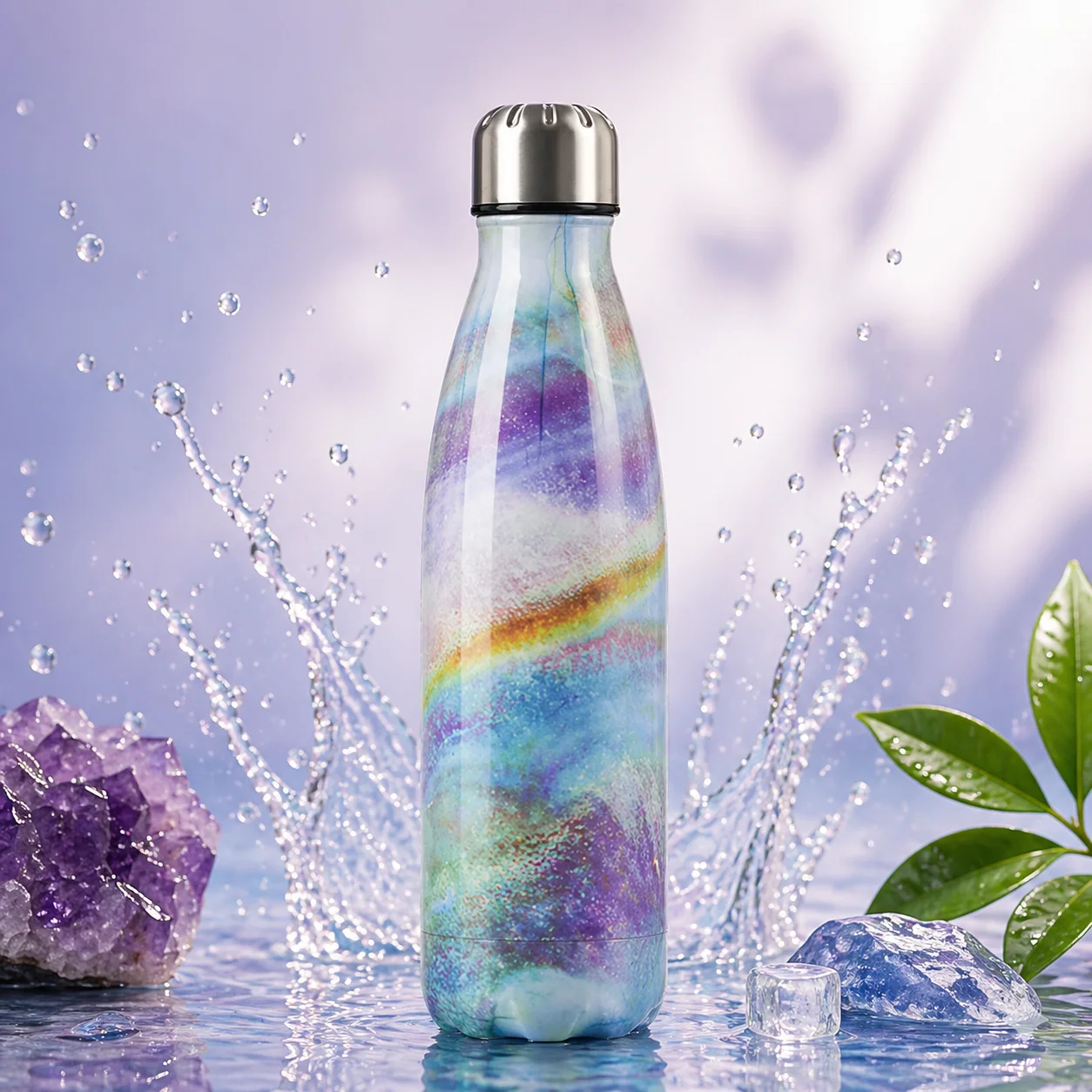 galaxy insulated steel bottle thermal water bottle leakproof stainless steel bottle