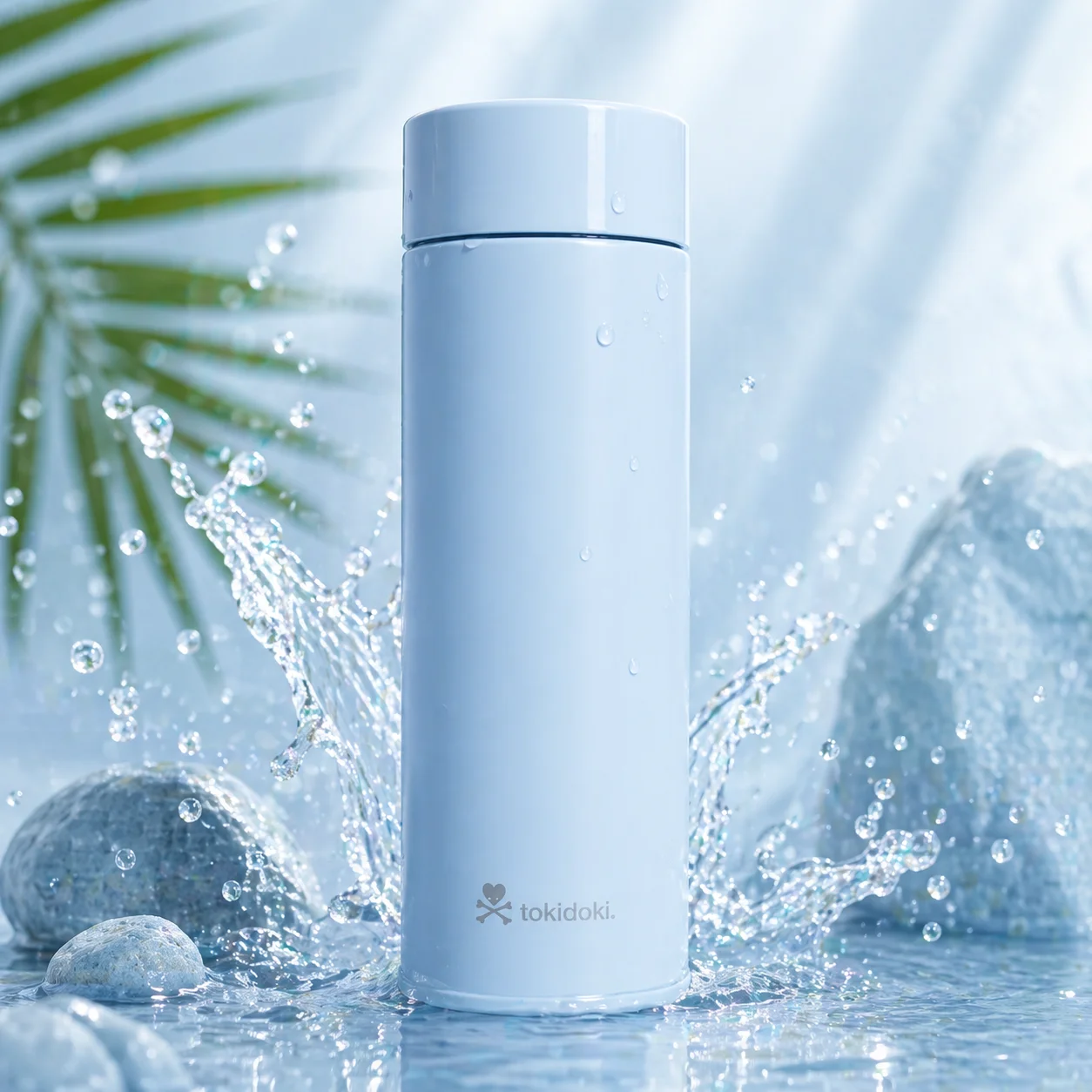 stainless steel insulated bottle open lid leakproof design thermal bottle inside view