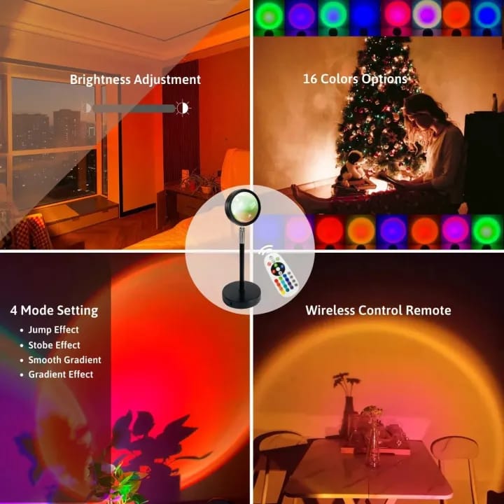  RGB Sunset Lamp