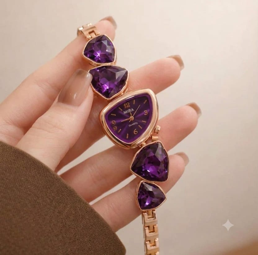 Crystal Bracelet Watch