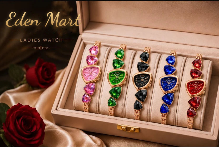 Crystal Bracelet Watch